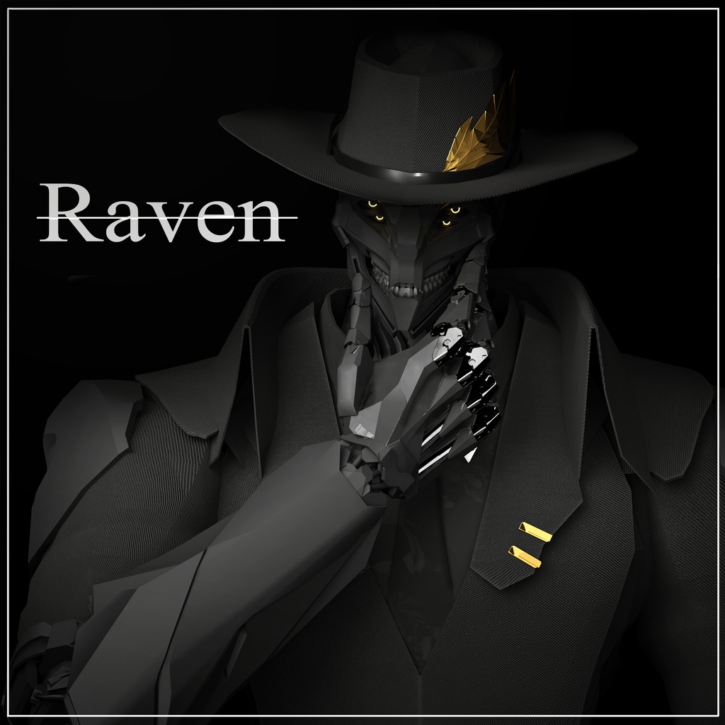 オリジナル3Dモデル「Raven」セール中