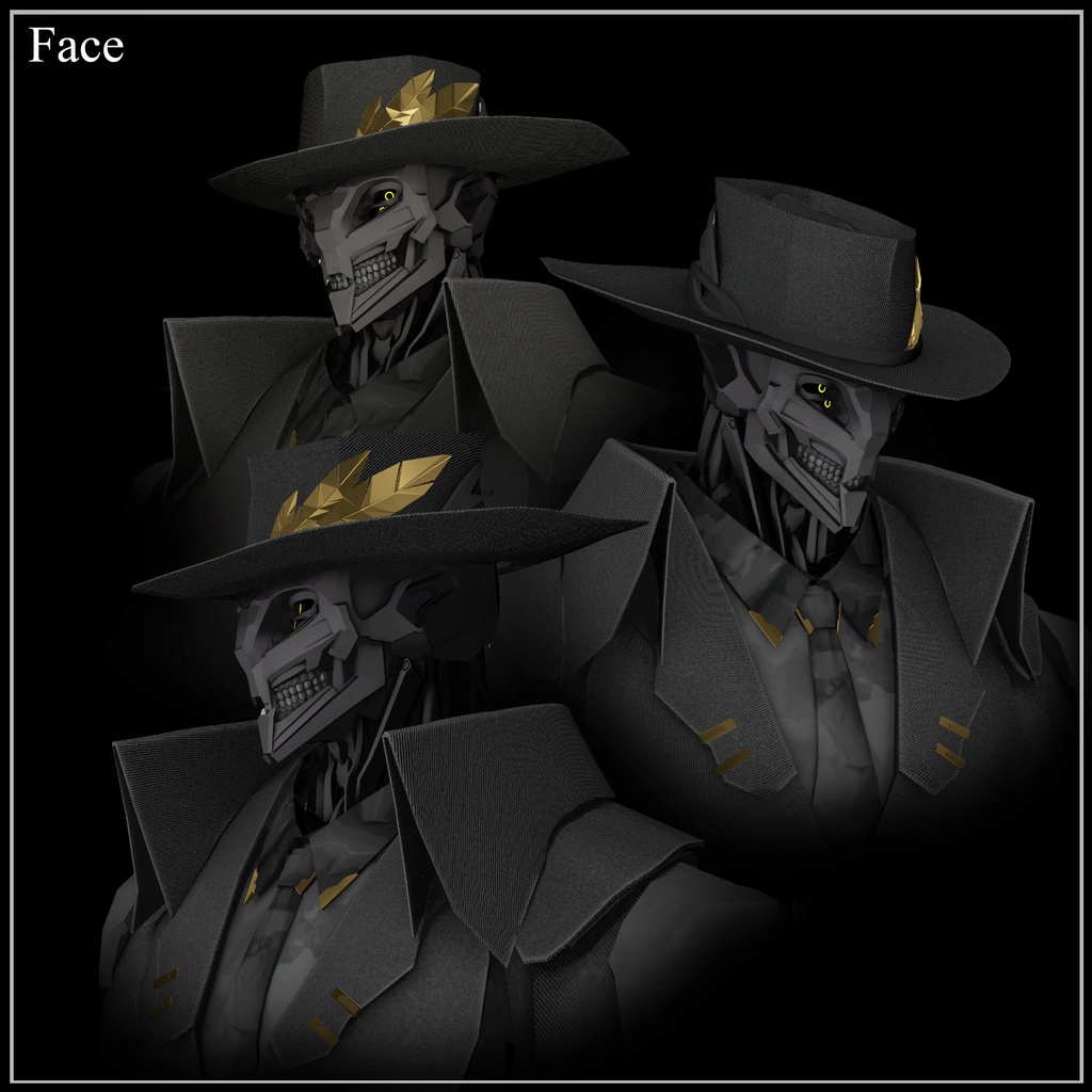 オリジナル3Dモデル「Raven」