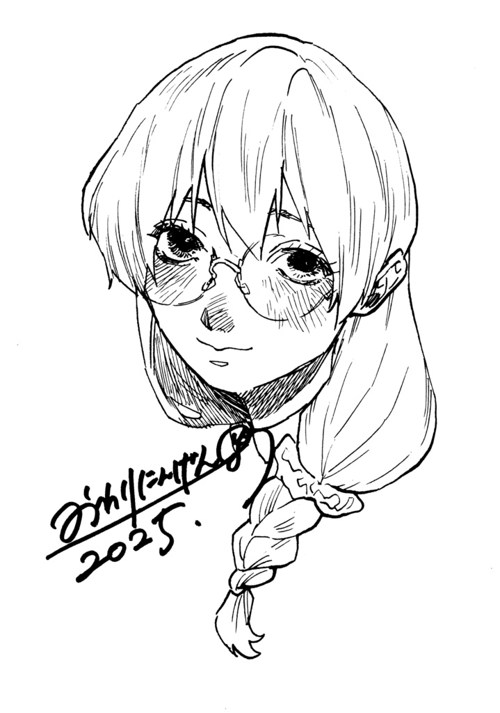 【受注生産】直筆色紙イラスト 全年齢版