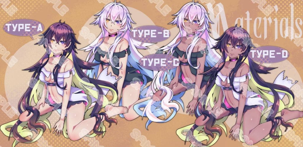 【立ち絵素材】フリー素材イラスト【女性】