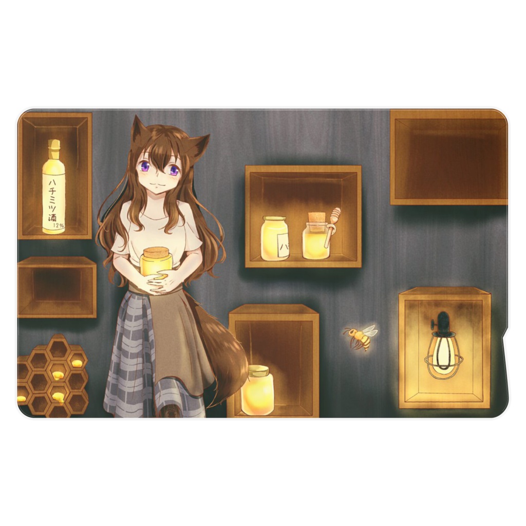 光るはちみつ屋さんにて