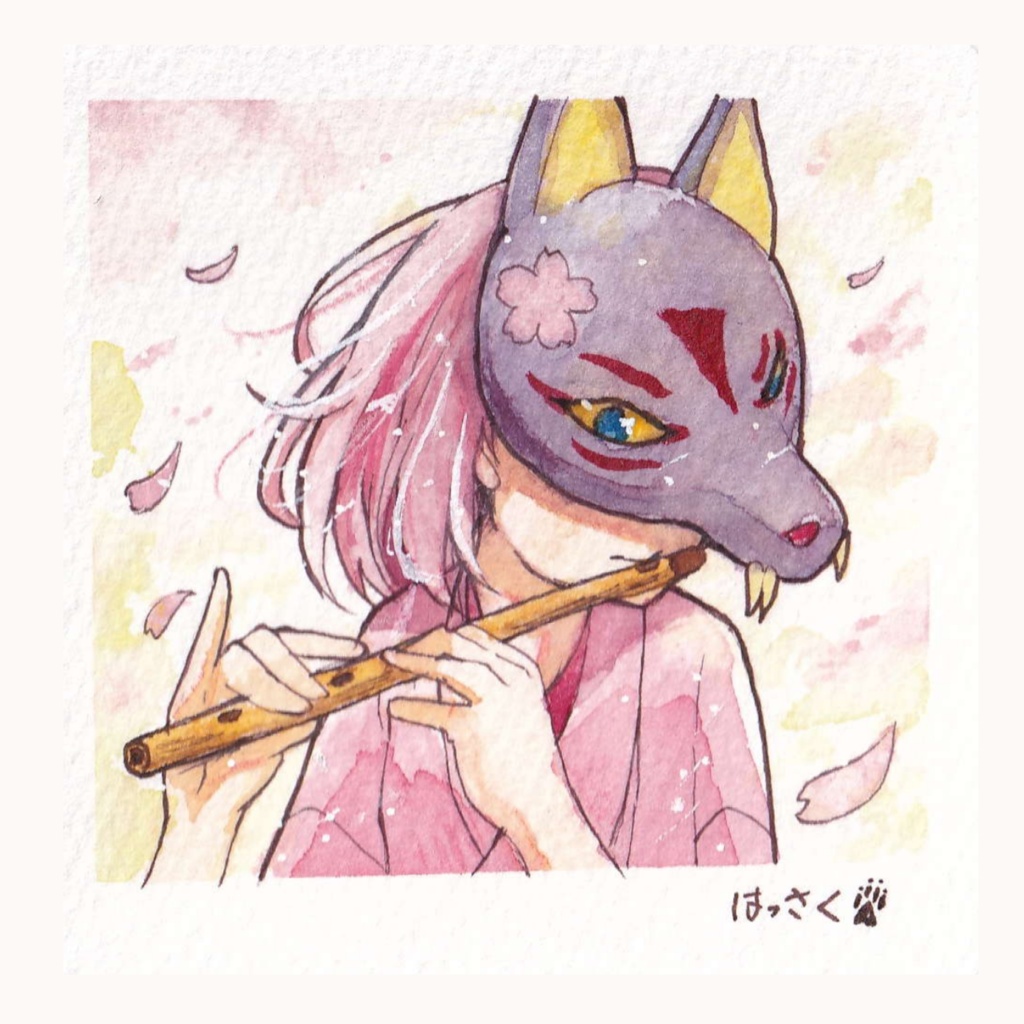 春の準備　原画