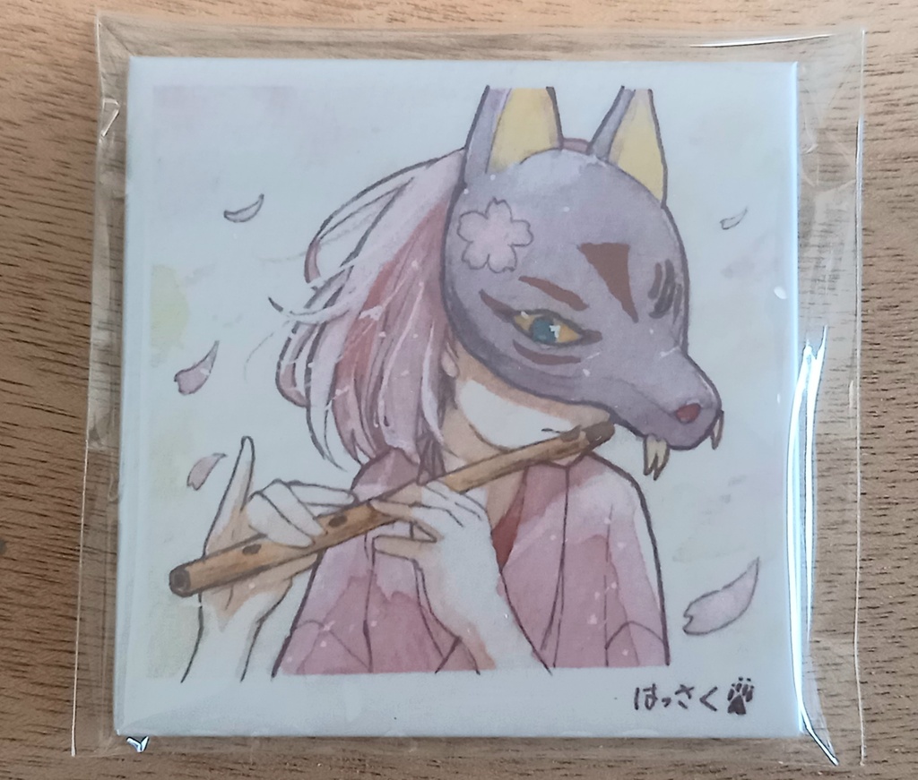 春の準備　缶バッジ