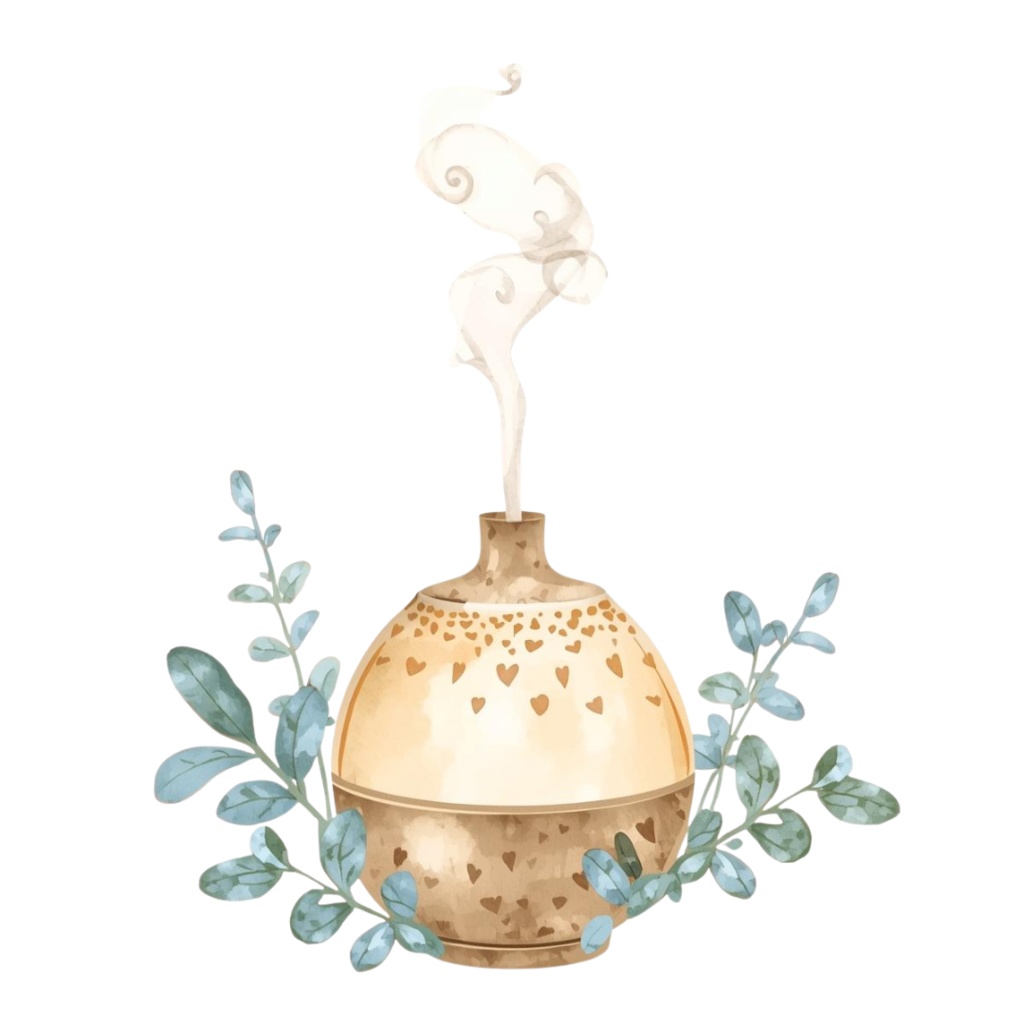 水彩アロマクリップアートセット – 癒しの香りを感じるナチュラルデザイン素材(21item)