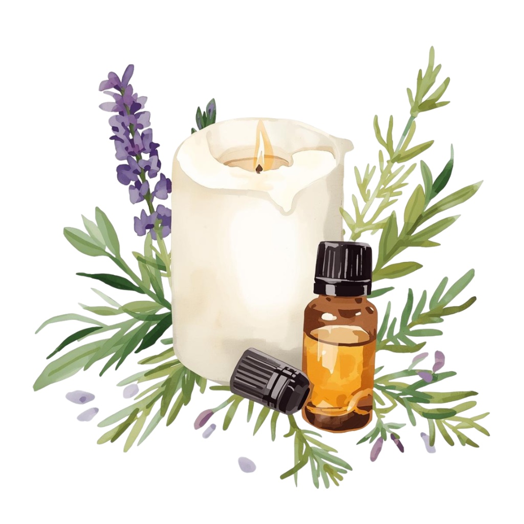 水彩アロマクリップアートセット – 癒しの香りを感じるナチュラルデザイン素材(21item)