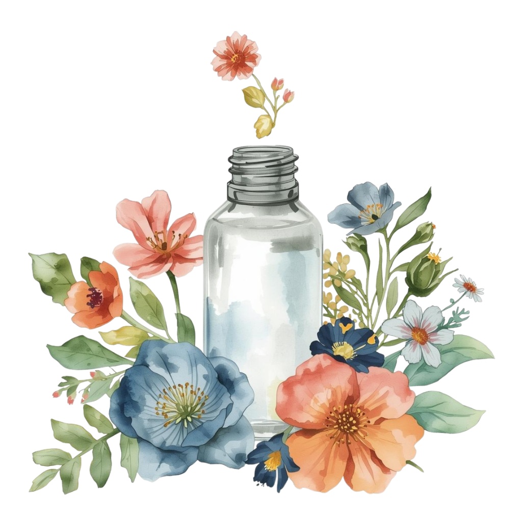 水彩アロマクリップアートセット – 癒しの香りを感じるナチュラルデザイン素材(21item)