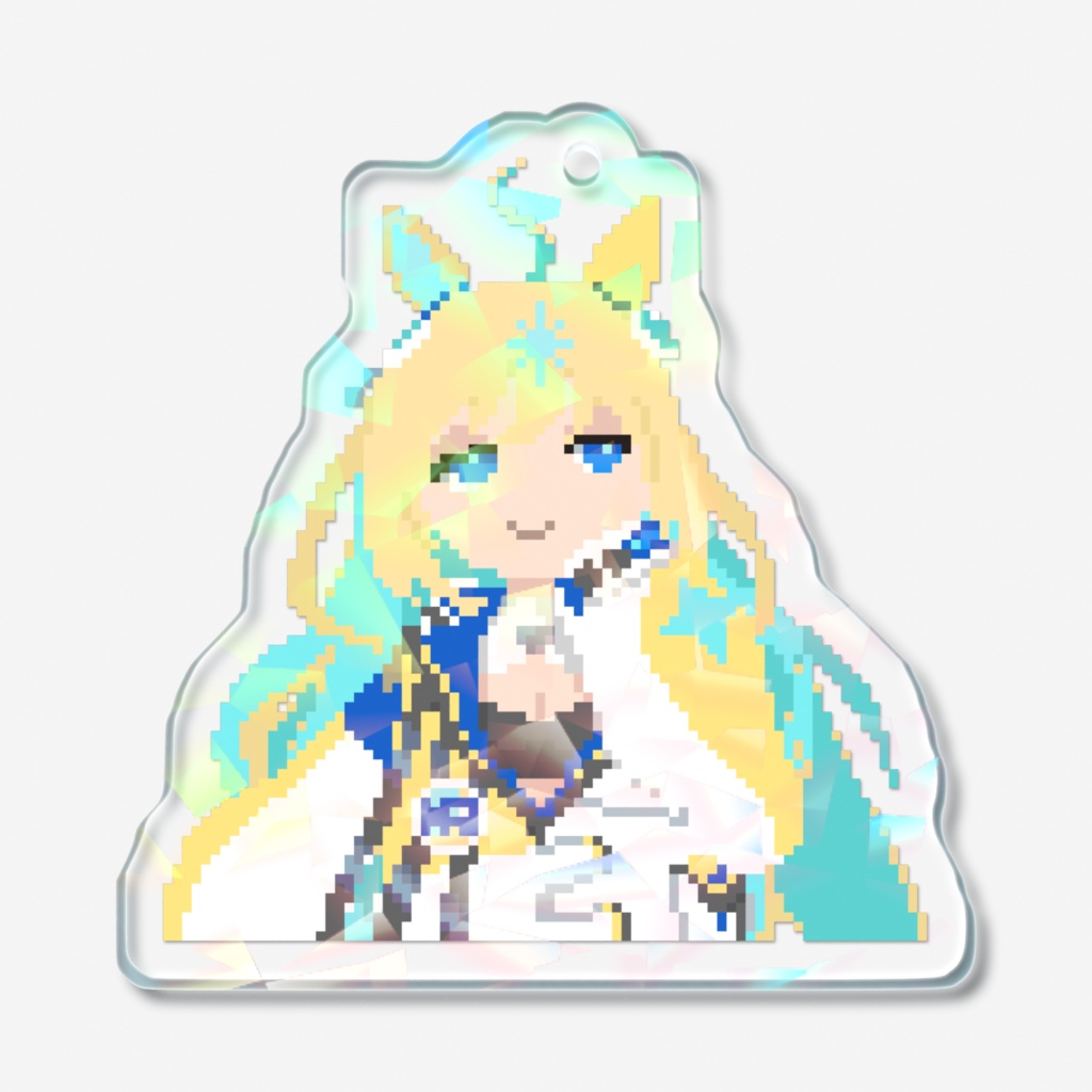 ネオユニヴァース(ウマ娘) ドット絵ホロアクリルキーホルダー