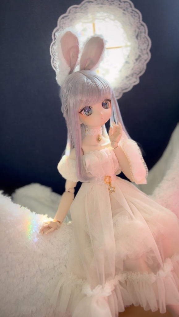 【 限定販売 】5/31迄【 夢見るお月様 】MDD/40㎝サイズ ベッド+お洋服