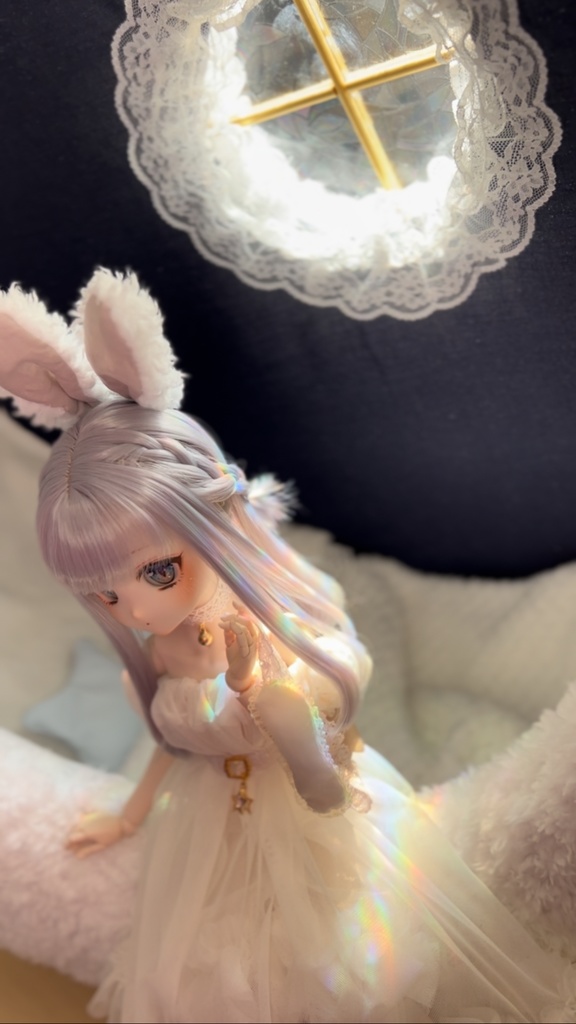 【 限定販売 】5/31迄【 夢見るお月様 】MDD/40㎝サイズ ベッド+お洋服