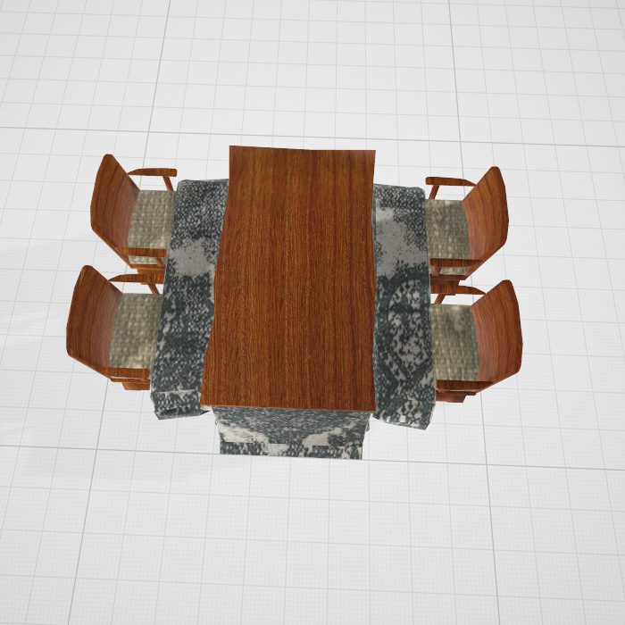 ３dモデル　ダイニング　イス　テーブル　obj 