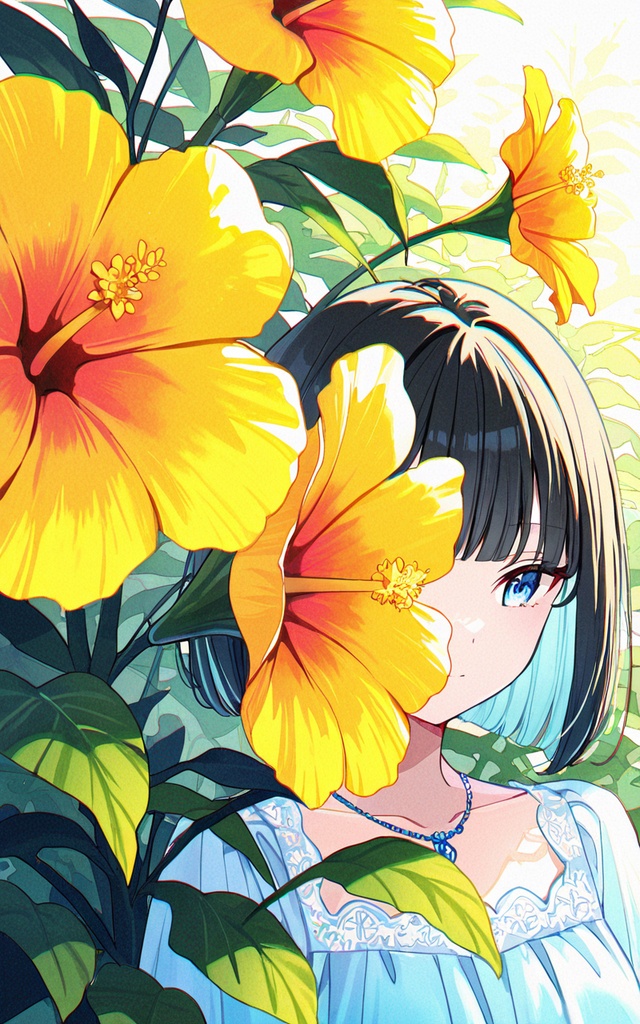 HibIscus 「ハイビスカス×少女」AIイラスト集