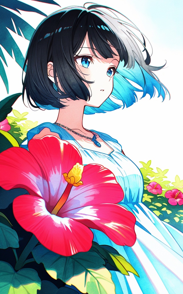 HibIscus 「ハイビスカス×少女」AIイラスト集