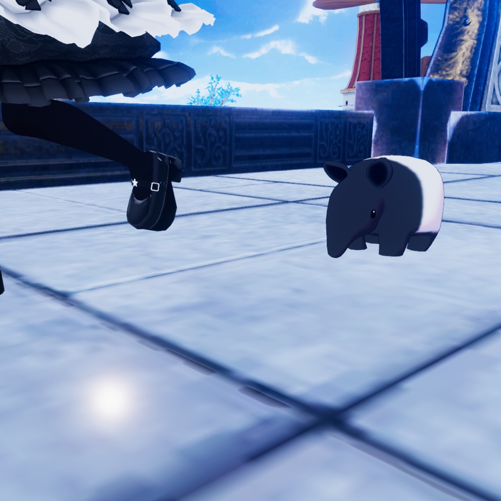 ついてくるマレーバク【Modular Avatar対応】