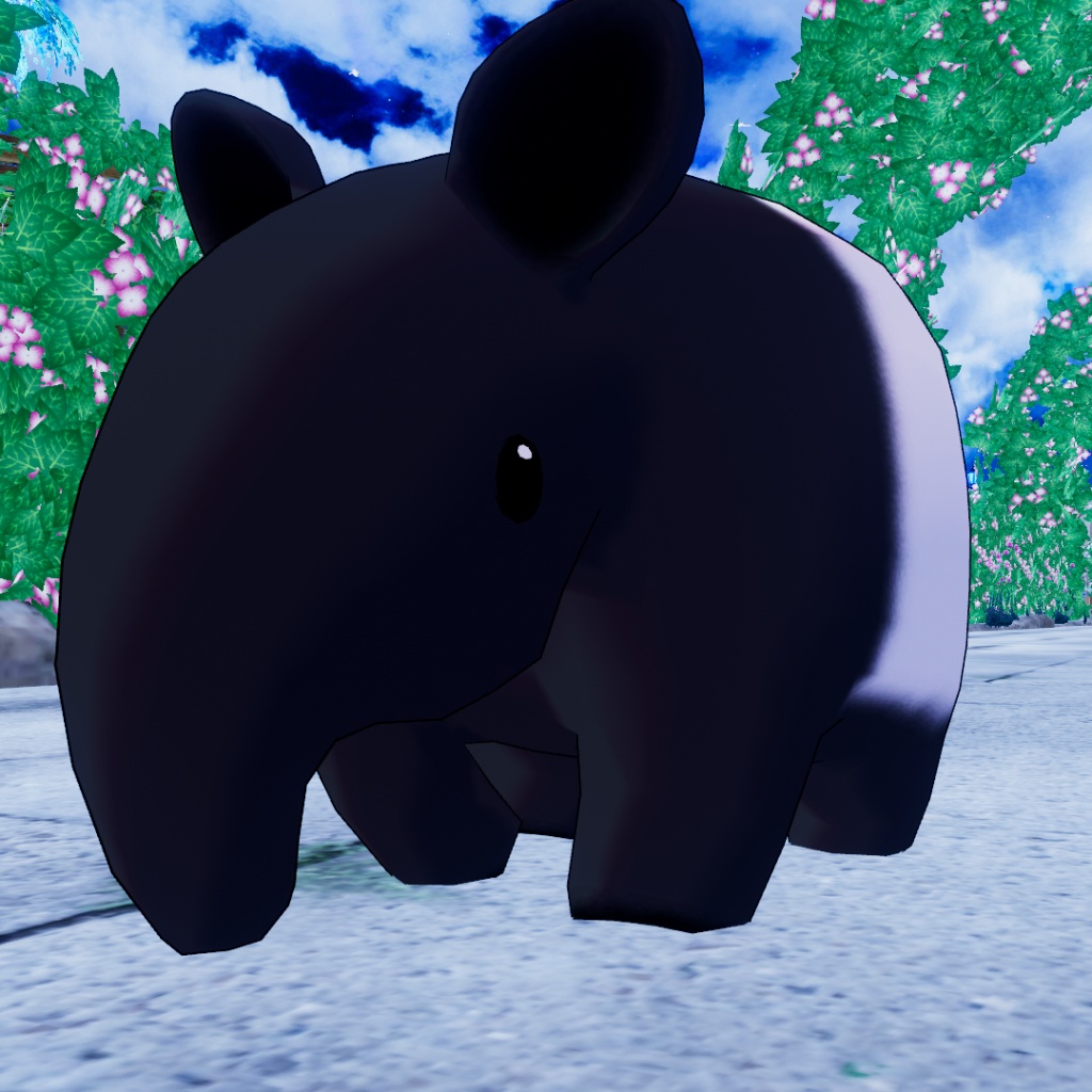 ついてくるマレーバク【Modular Avatar対応】