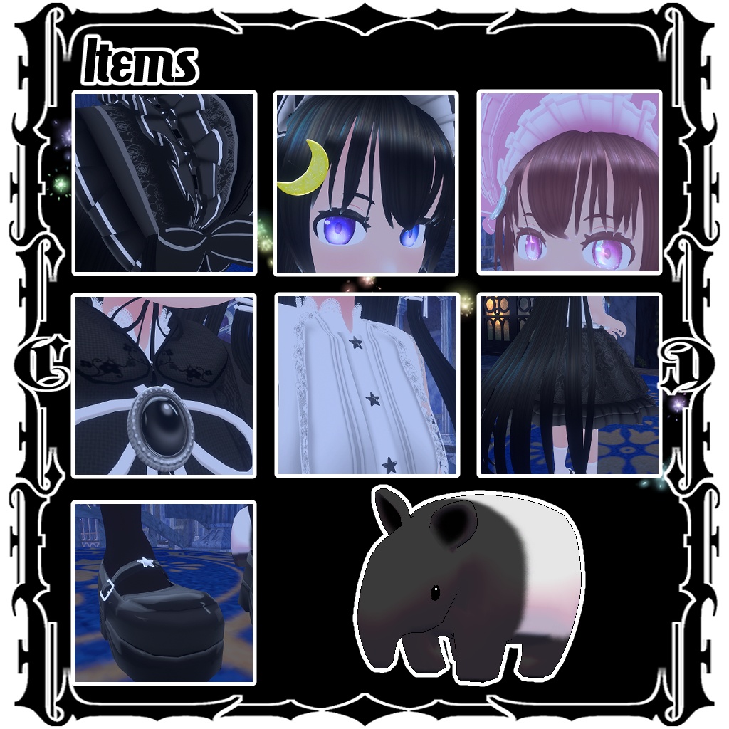 【オリジナル3Dモデル】稀白(まれしろ)