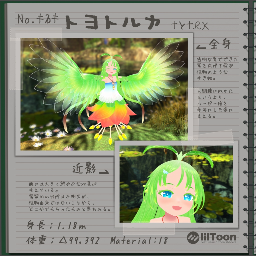 【オリジナル3Dモデル】トヨトルカ(TYTrK)