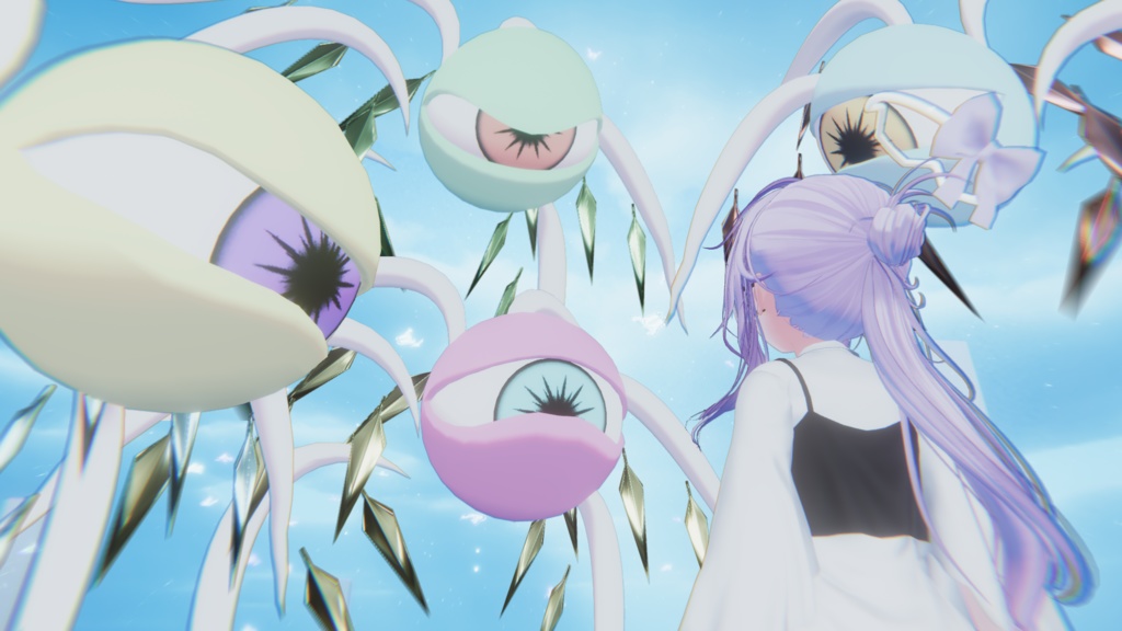 天使のフィムさん【オリジナル3Dモデル】