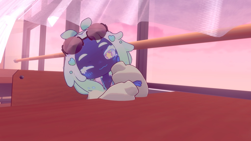 リムレスサングラス【18アバター対応】