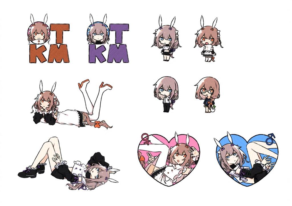 ハーフカットシール