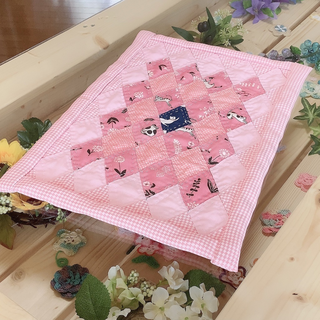 かわいいパッチワーク・マルチマット各種