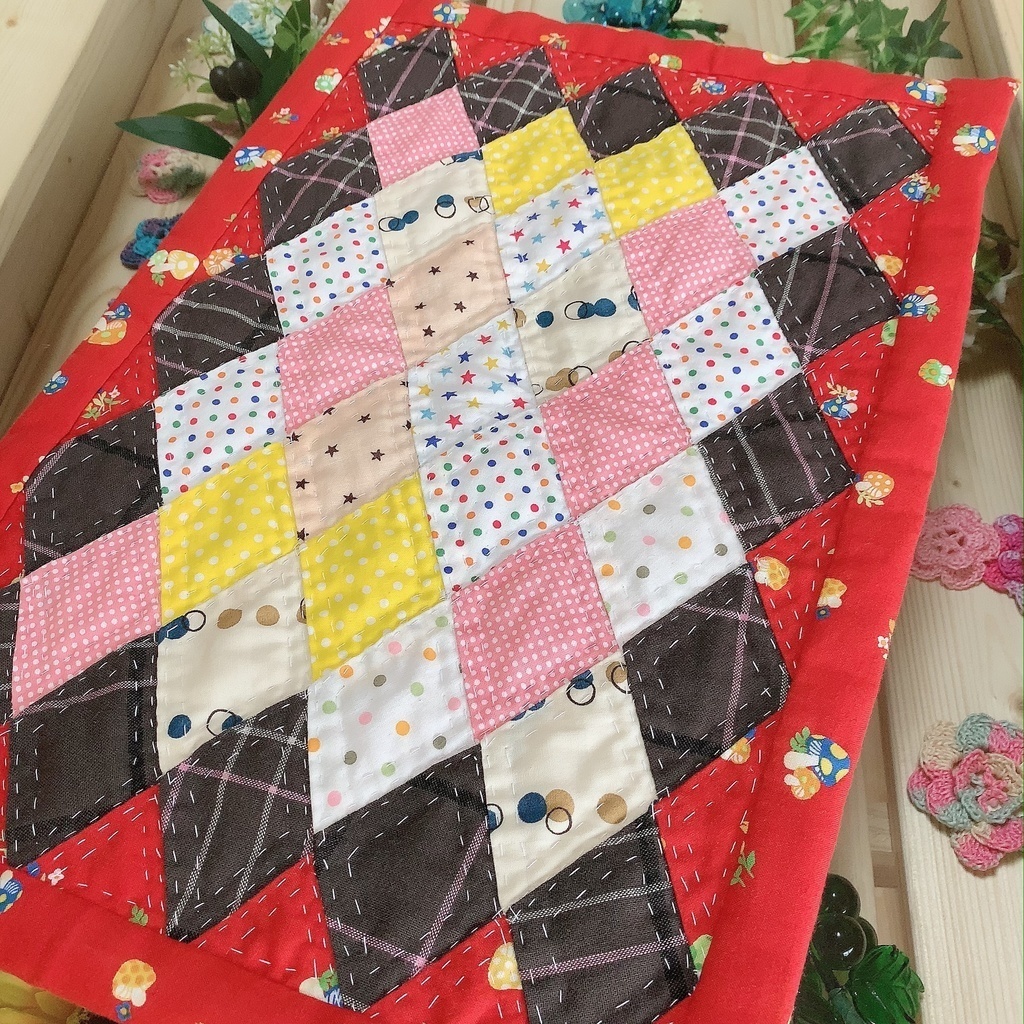 かわいいパッチワーク・マルチマット各種