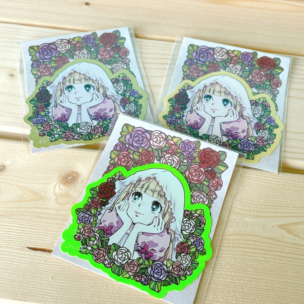 夢見がちなベールちゃんステッカー
