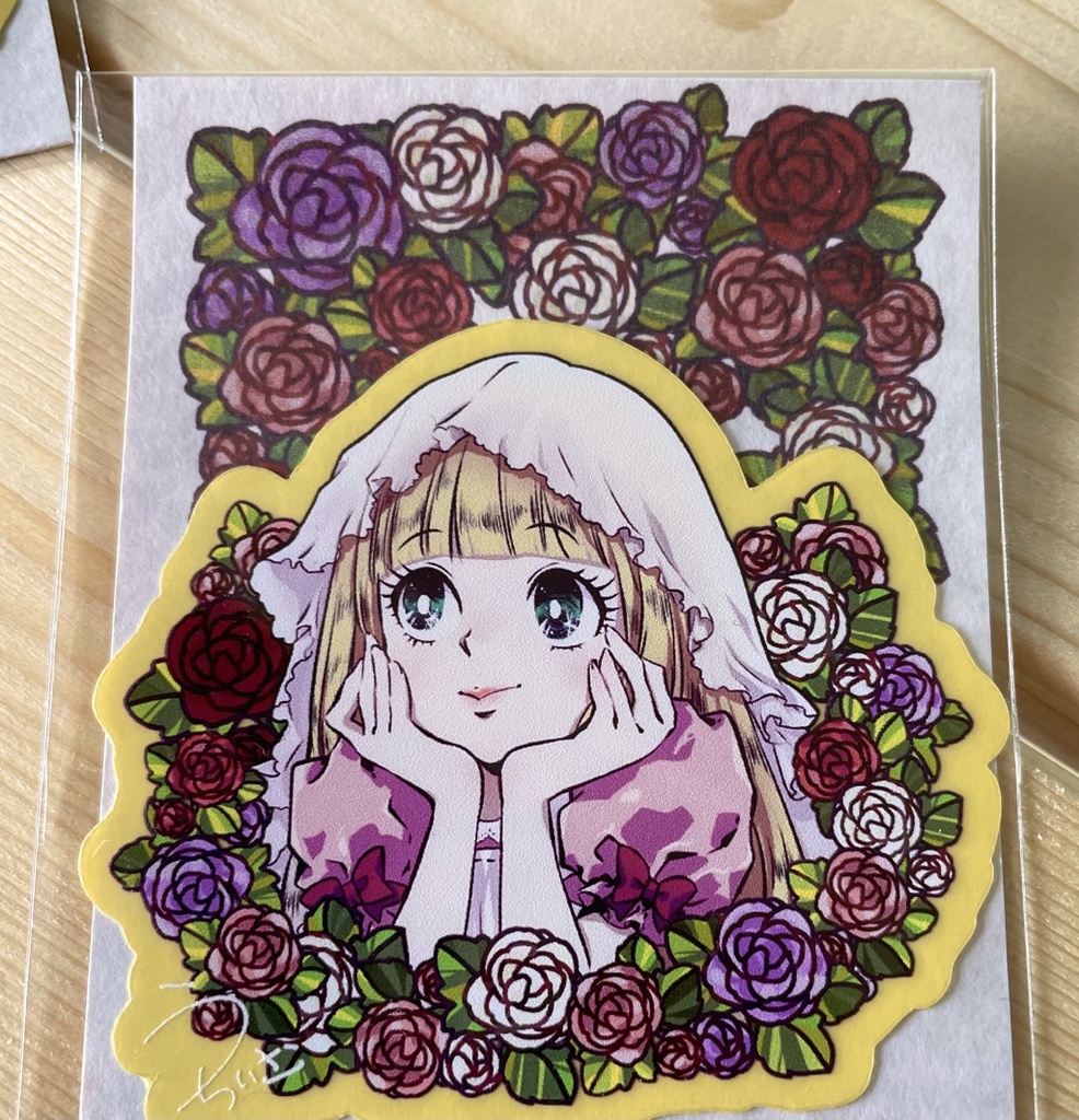 夢見がちなベールちゃんステッカー