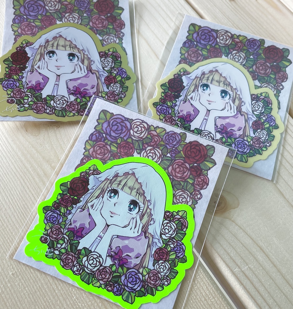 夢見がちなベールちゃんステッカー