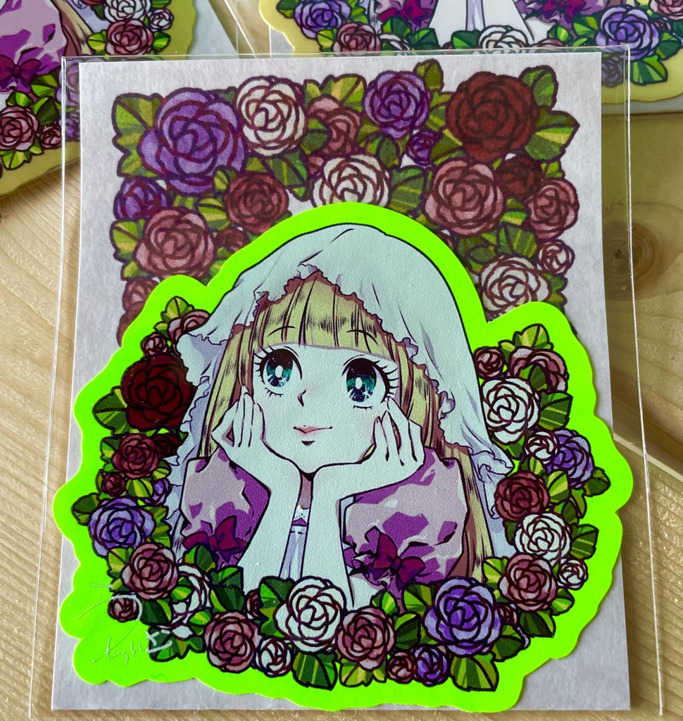夢見がちなベールちゃんステッカー