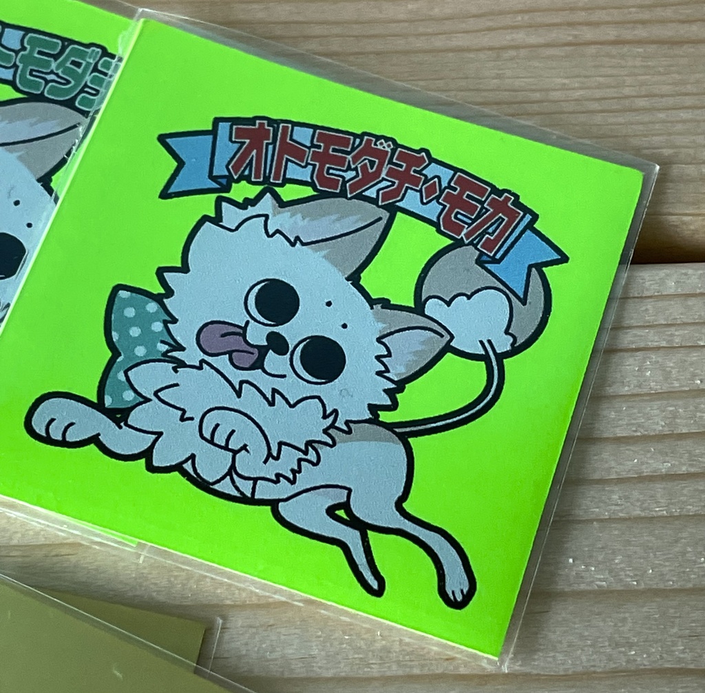 魔法少女ベールとモカのスクエアステッカー(絵柄3種)