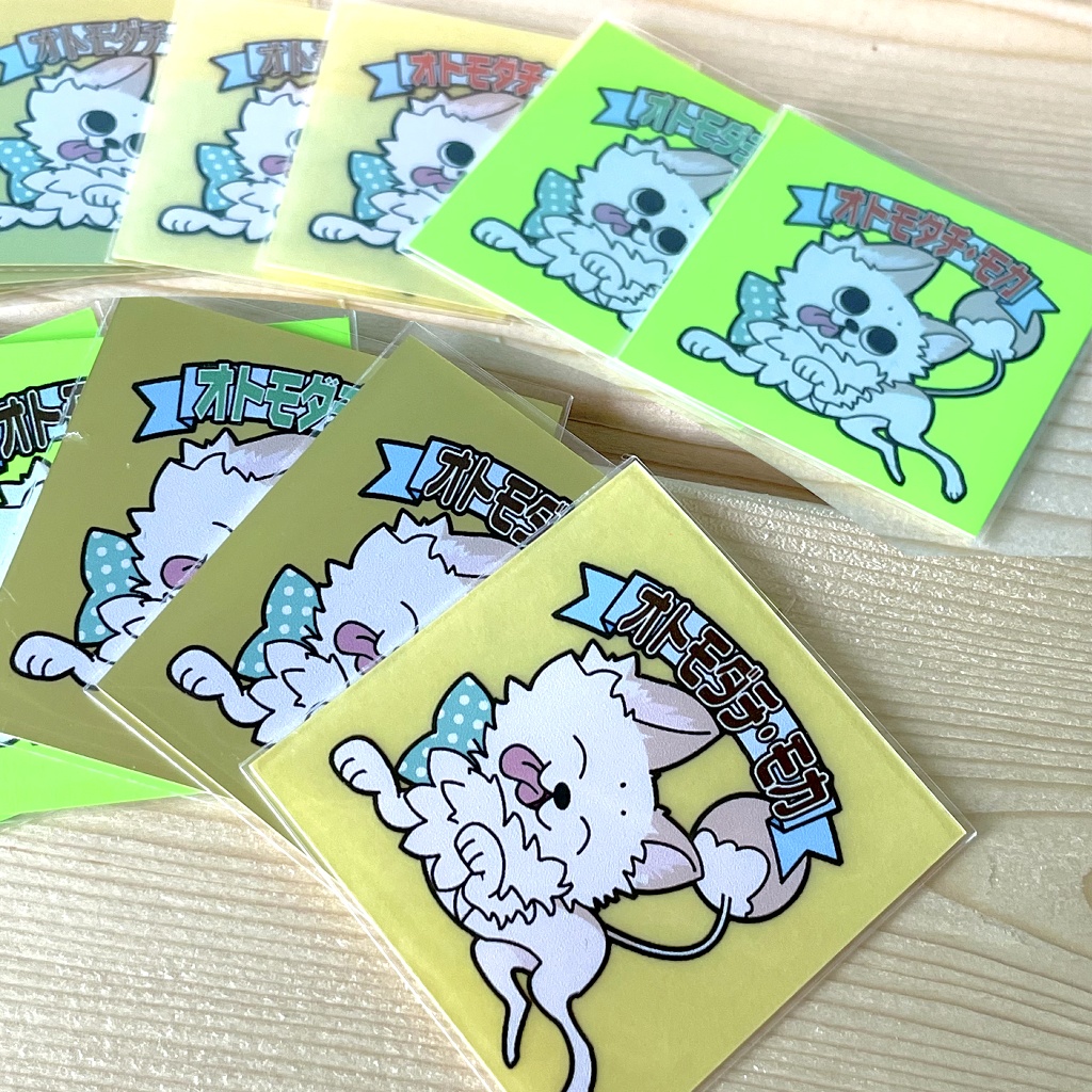 チワワのモカちゃん スクエアステッカー