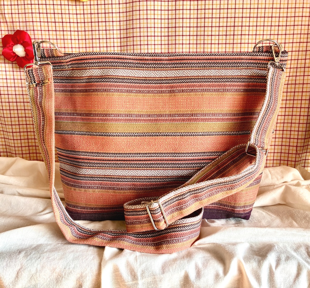 帯リメイク ショルダーバッグ