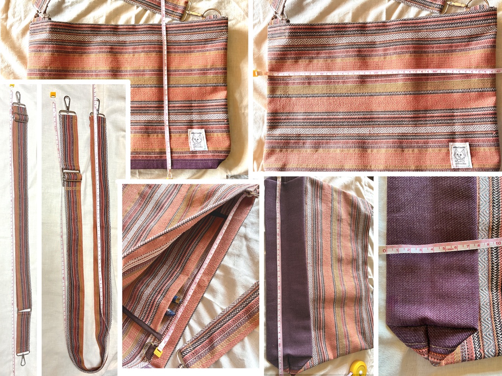帯リメイク ショルダーバッグ