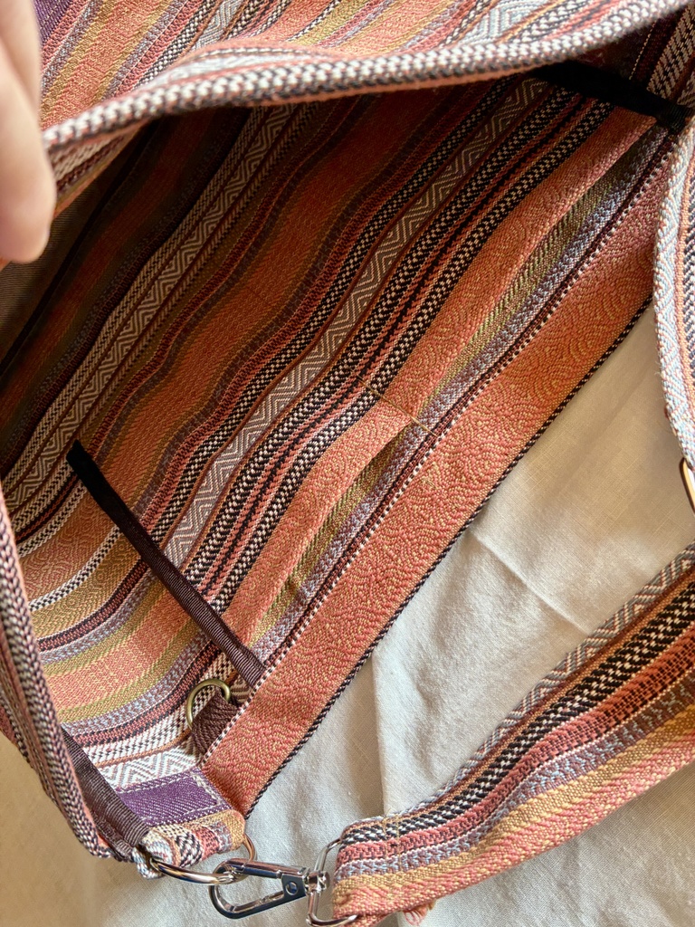 帯リメイク ショルダーバッグ