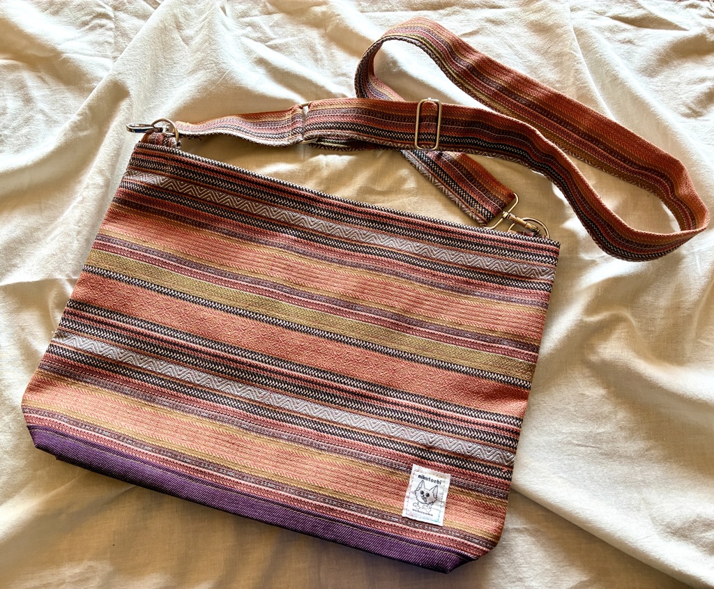 帯リメイク ショルダーバッグ