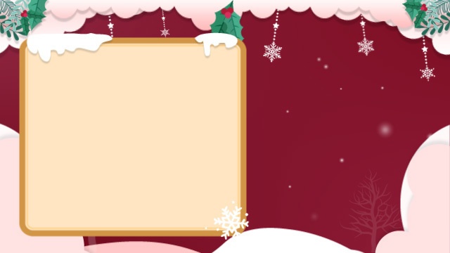 動く配信画面デザイン オーバーレイ クリスマス