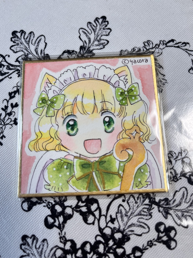 ミニミニ色紙　ハッピークローバー