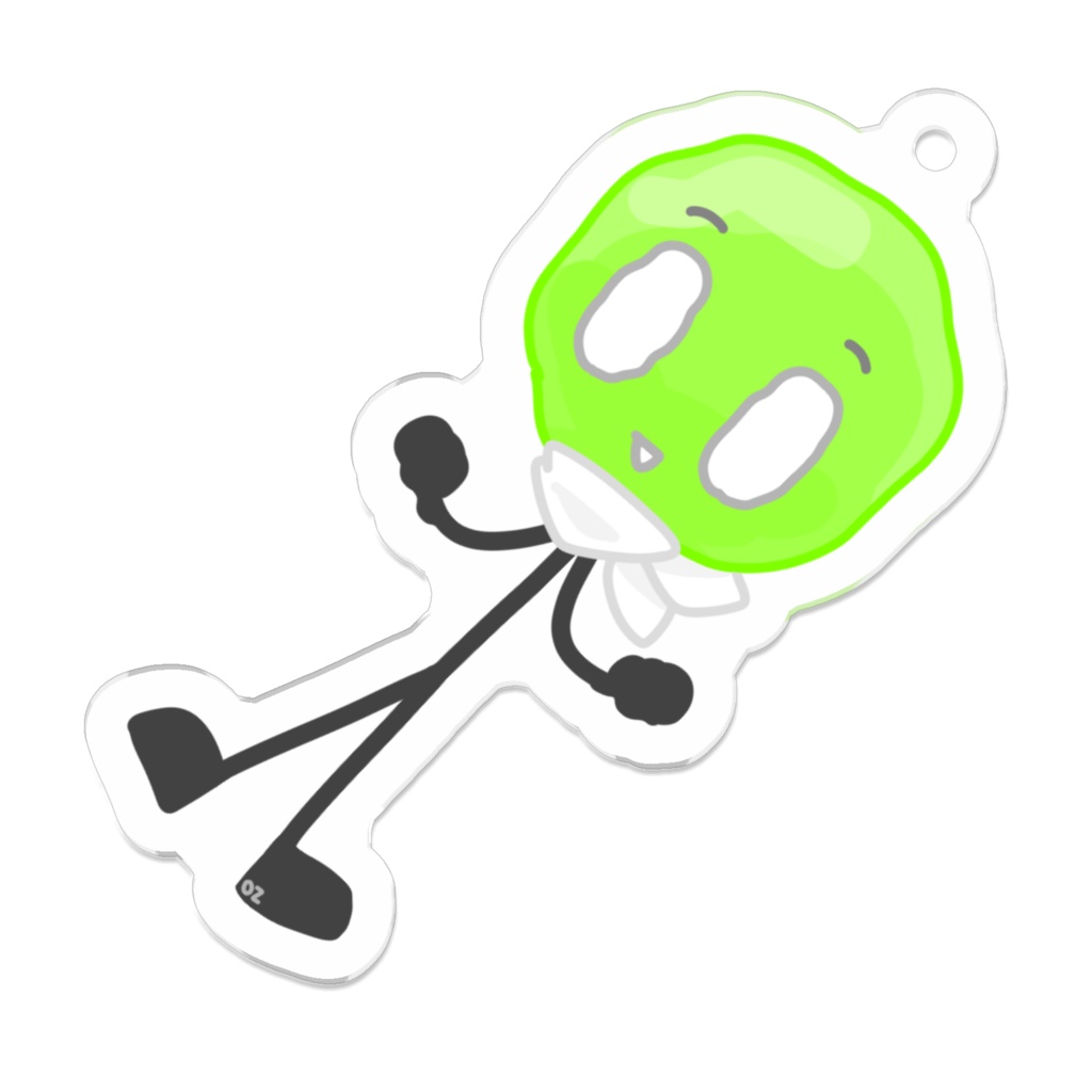 SCMELLUR acrylic key chain *coated