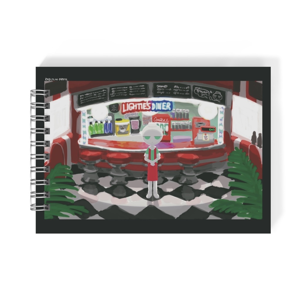 LIGHTIE notepad [diner]