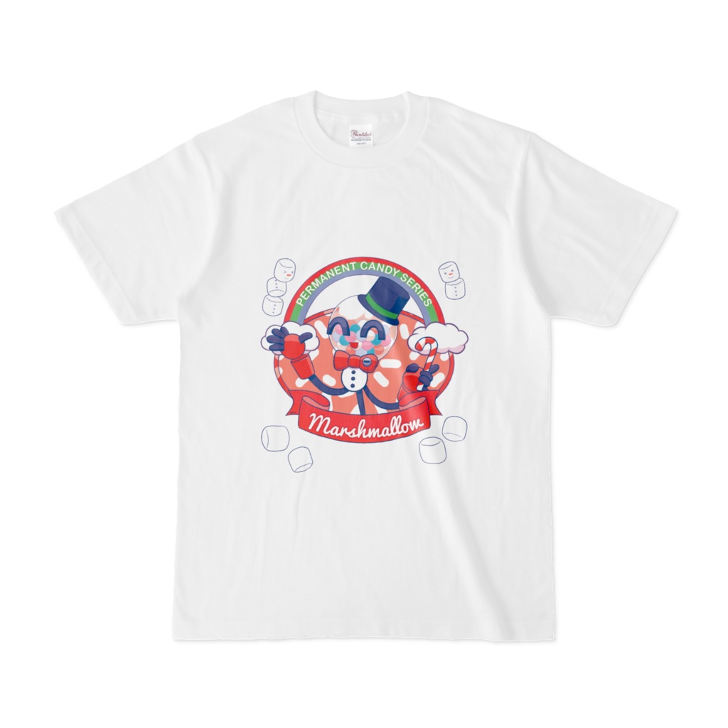 PERMANENT SUGAR T-shirt [Marshmallow Snowman]