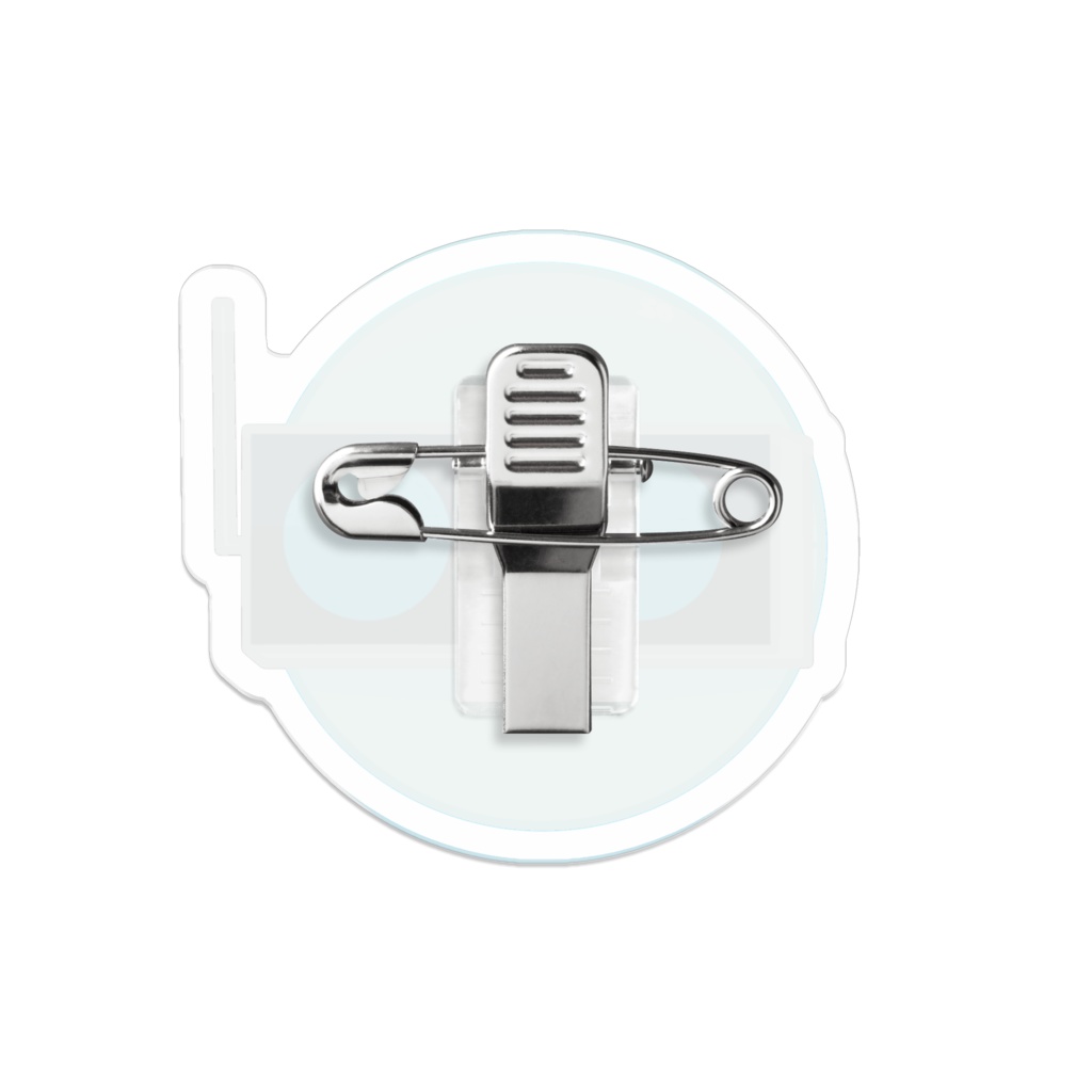 I-PROVE acrylic badge