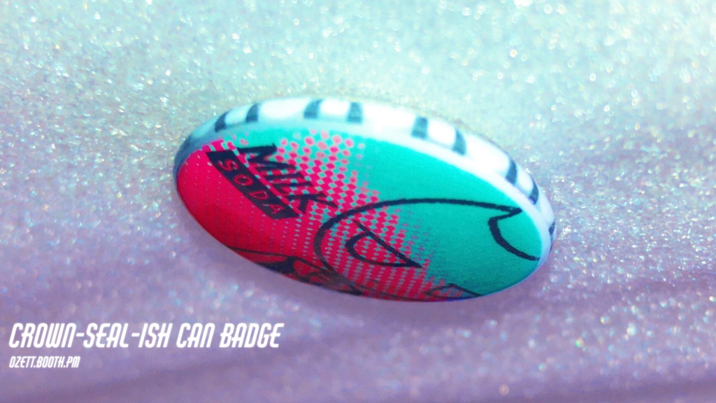 LIGHTIE'S DINER crown-seal-ish can badge