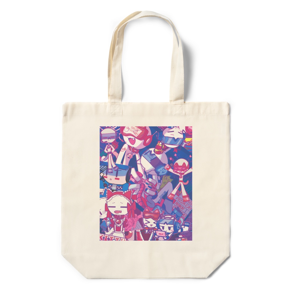 KITTY&CATY tote bag [college A,B,midnight,red]