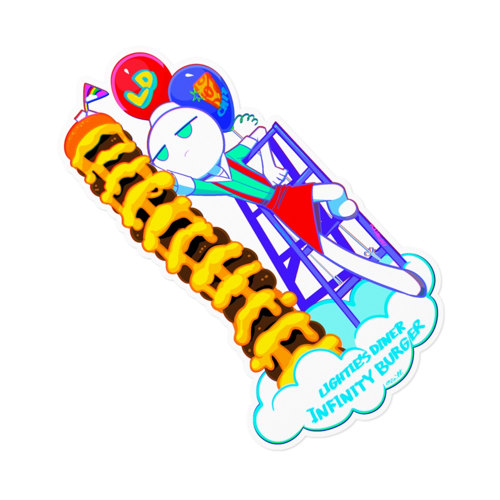 LIGHTIE sticker [infinity burger]