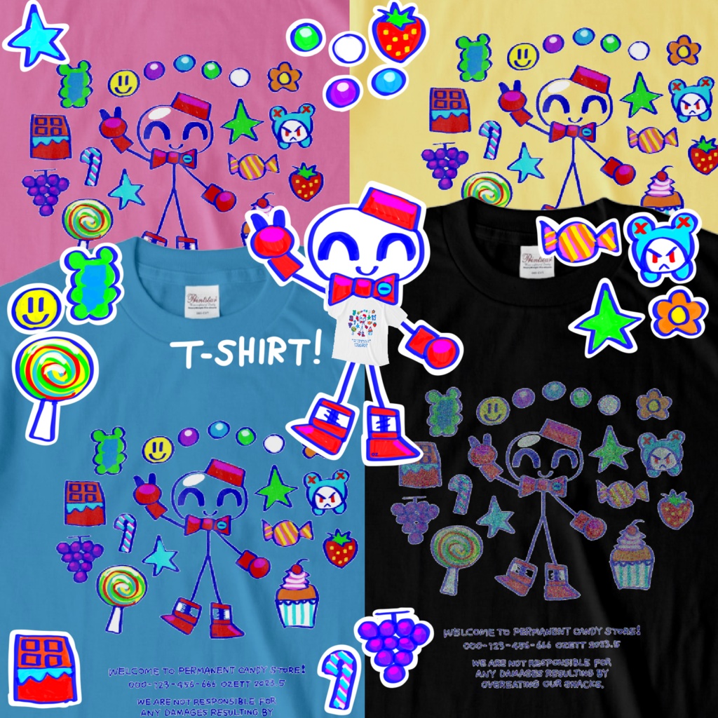PERMANENT SUGAR T-shirt [wonder color]
