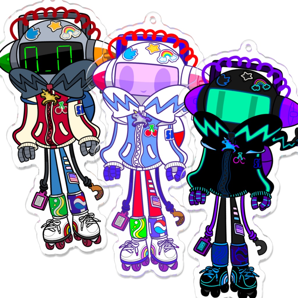 MMGGMM acrylic key chain