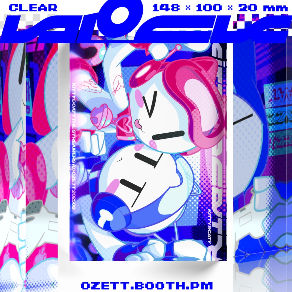 KITTY&CATY acrylic block [watch me ON/OFF]
