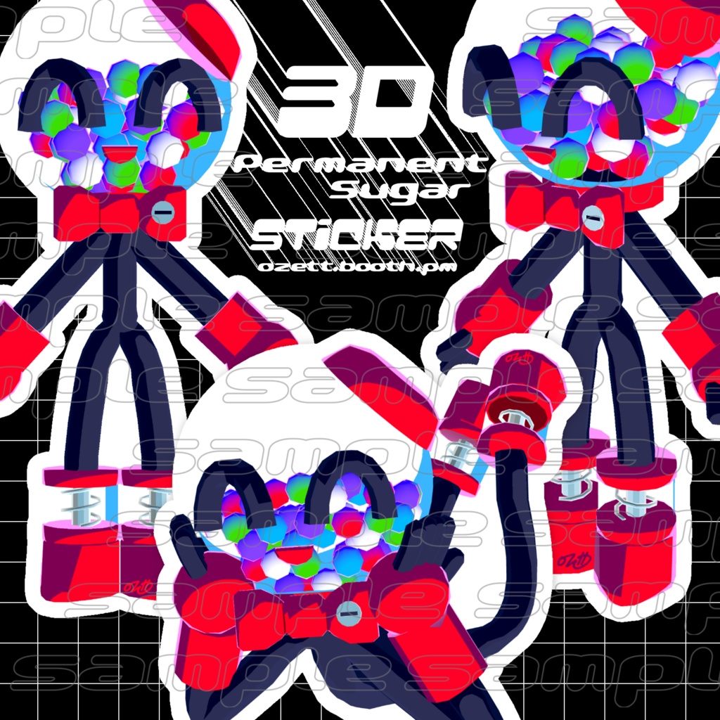 PERMANENT SUGAR sticker [3d]