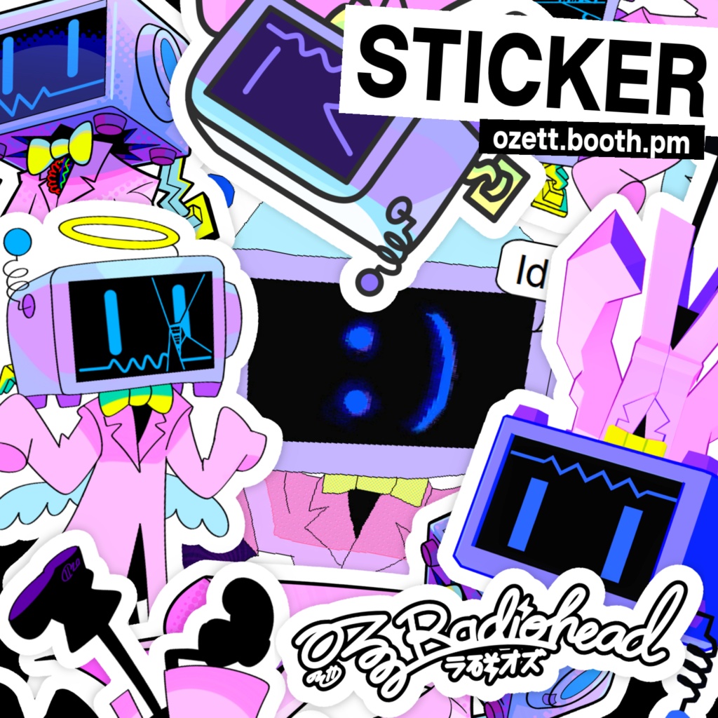 OZ RADIOHEAD ラ磁オズ sticker collection