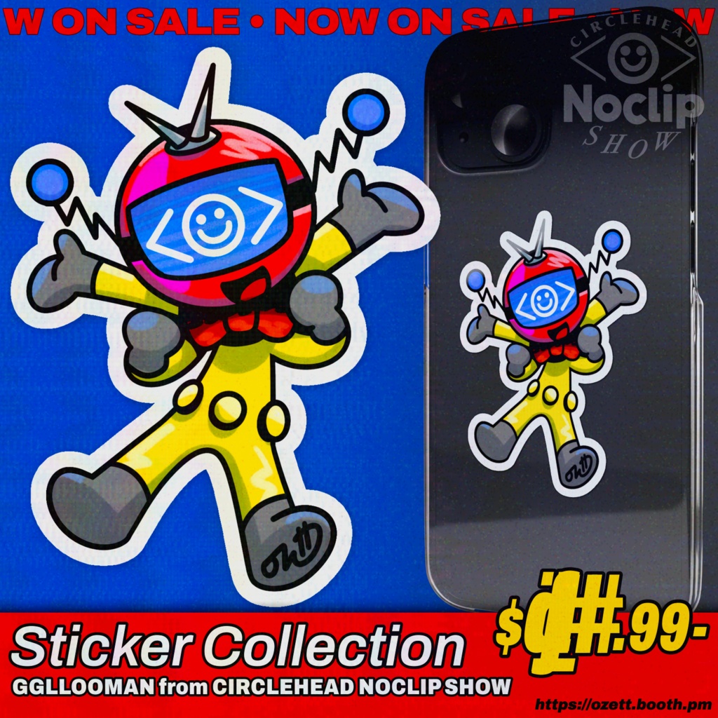 GGLLOOMAN sticker collection